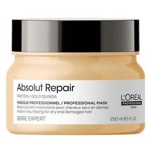 L'Oreal Professionnel Absolut Repair Маска с кремовой текстурой 250 мл набор для восстанавливающего ухода за окрашенными волосами l oreal professionnel serie expert metal detox premium kit