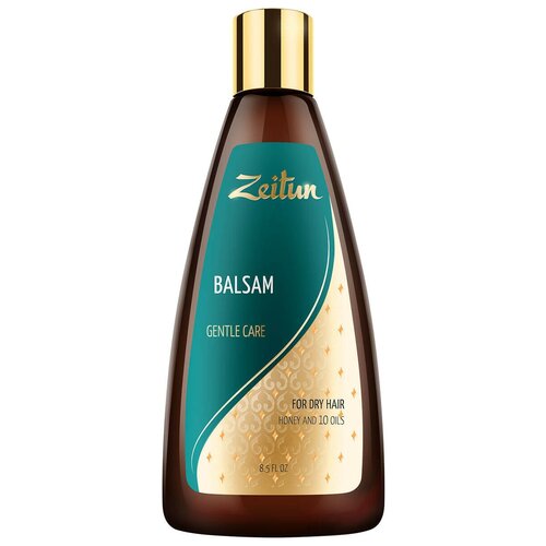 Бальзам для волос Zeitun Нежный уход, для сухих волос с медом и 10 маслами, 250 мл .