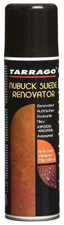 Восстановитель замши и нубука Tarrago Nubuck Renovator, 250мл. (коричневый фавн)