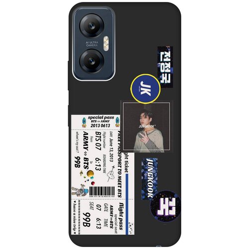 Матовый чехол BTS Stickers для Infinix Hot 20 5G / Инфиникс Хот 20 5Г с 3D эффектом черный матовый чехол beatles stickers для infinix hot 20 5g инфиникс хот 20 5г с 3d эффектом черный