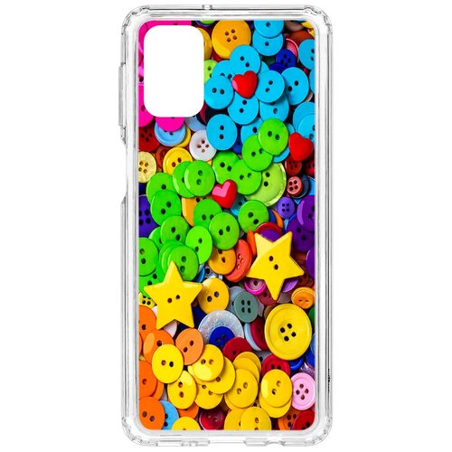 фото Чехол на samsung galaxy m31s kruche print пуговки
