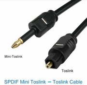 Кабель SPDIF mini Toslink-Toslink диаметр 4.0, 1 метр