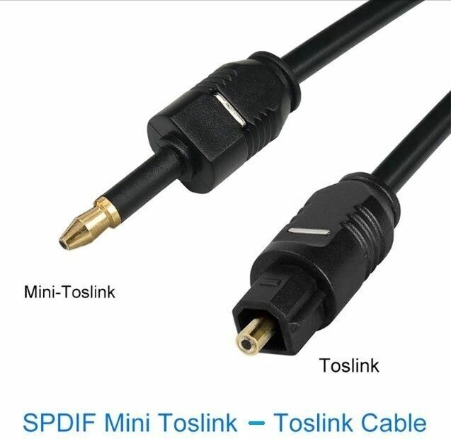 Кабель SPDIF mini Toslink-Toslink диаметр 4.0 1 метр