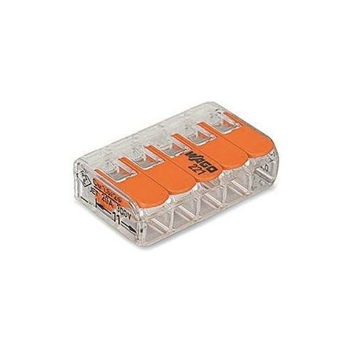 Клемма универсальная компактная 5х014-40 WAGO 221-415 179₽