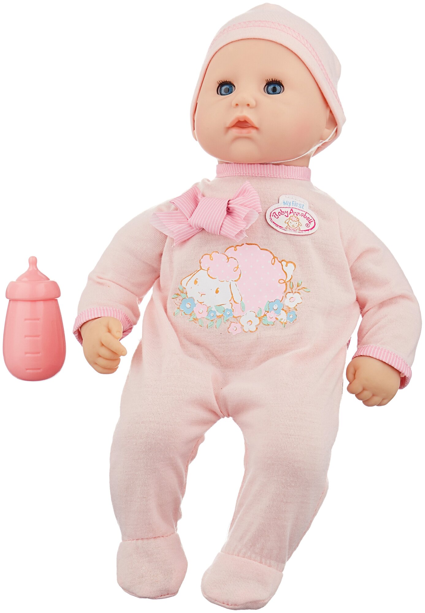 Кукла Zapf Creation Baby Annabell с бутылочкой 36 см 794-463 светло-розовый