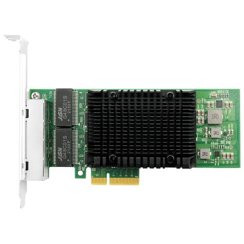 Сетевая карта/ PCIe x4 1G Quad Port Copper Network Card in 2U Length, Intel i211 based