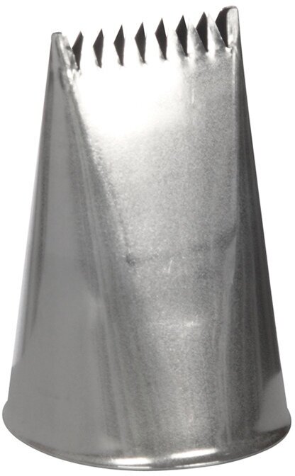 Насадка кондитерская "лента гофрированная широкая" d 3 см, h 4,5 см - фотография № 1