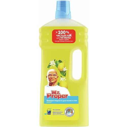 Средство для мытья пола и стен 1,5 л, MR.PROPER (Мистер Пропер) «Лимон»