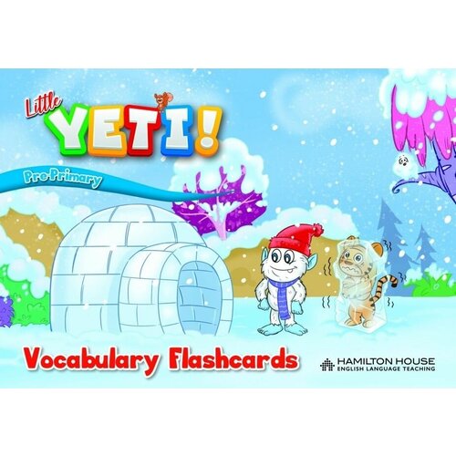Little Yeti! Flashcards Vocabulary / Комплект флэшкарт с изучаемой лексикой к учебнику английского языка Little Yeti!