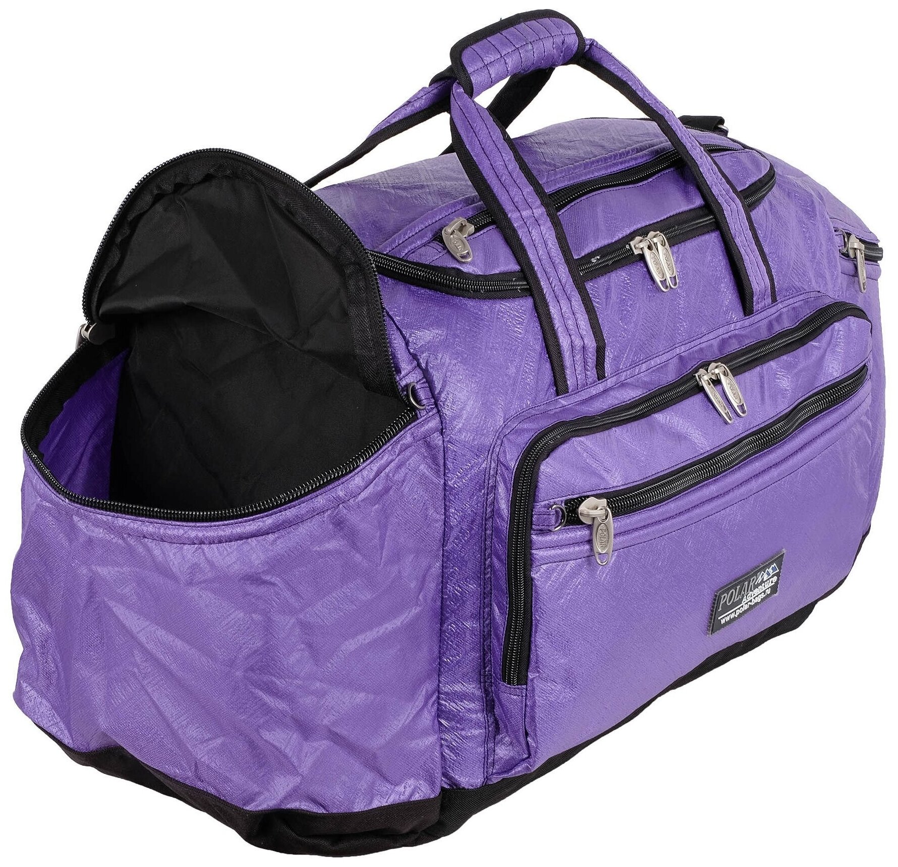 Спортивная сумка Polar, дорожная сумка, удобная сумка,плечевой ремень, полиэстер, с карманом для А4 71 х 29 х 26 - фотография № 5