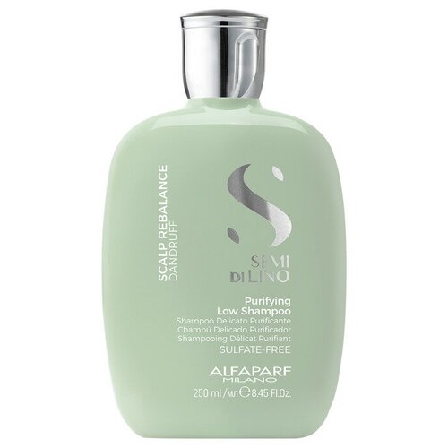 Alfaparf Milano шампунь для волос Semi Di Lino Scalp Rebalance Dandruff Purifying Low деликатный очищающий, 250 мл очищающий шампунь для кожи головы semi di lino scalp rebalance dandruff purifying low shampoo 250мл