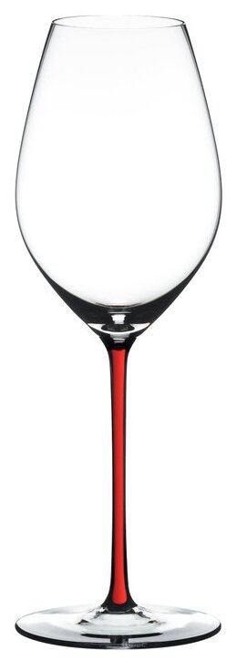 Бокал Riedel Fatto A Mano Champagne Wine Glass для шампанского 4900/28, 445 мл, 1 шт., прозрачный/красный