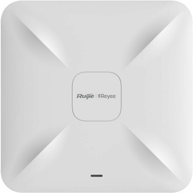 Точка доступа Ruijie Reyee AC1300 Dual Band Ceiling Mount Access Point, 867Mbps at 5GHz + 400Mbps at 2.4GHz, 2 10/100/1000base-t Ethernet uplink port, Internal Antennas,support 802.11a/b/g/n/ac Wave1/Wave2
