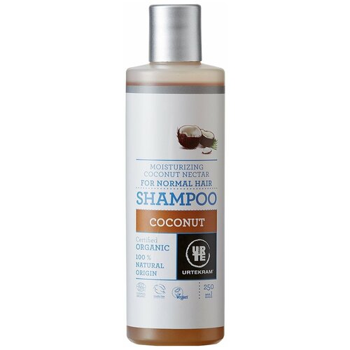 Urtekram шампунь Coconut Moisturizing for Normal Hair, 250 мл косметика для мамы urtekram шампунь для максимального восстановления волос пряный цветок апельсина 250 мл