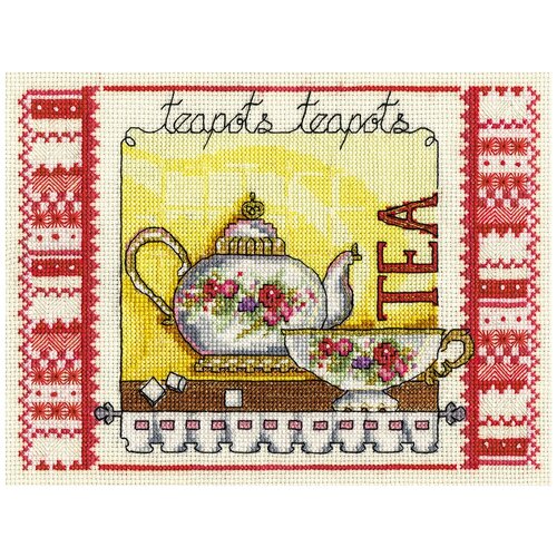 фото Набор для вышивания panna "изысканный фарфор" 25x19 см