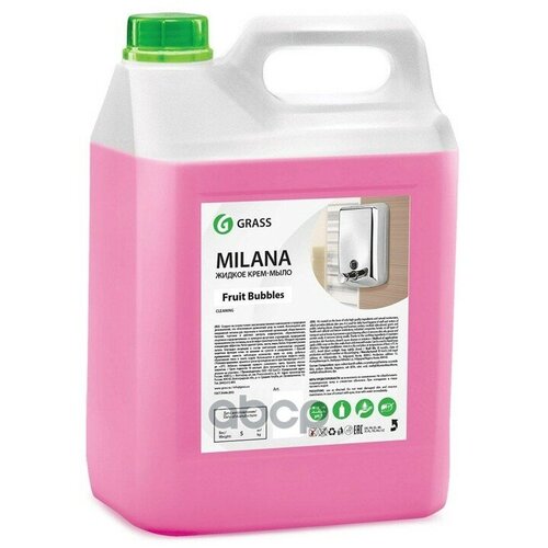 Мыло Жидкое Крем Grass Milana Fruit Bubbles (5Л) Grass 125318 GraSS арт. 125318 мыло жидкое milana fruit bubbles 5 кг 125318 grass