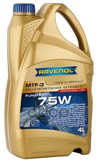 Масло Трансмиссионное Ravenol Mtf -3 Sae 75W ( 4Л) Ravenol арт. 1221104-004-01-999