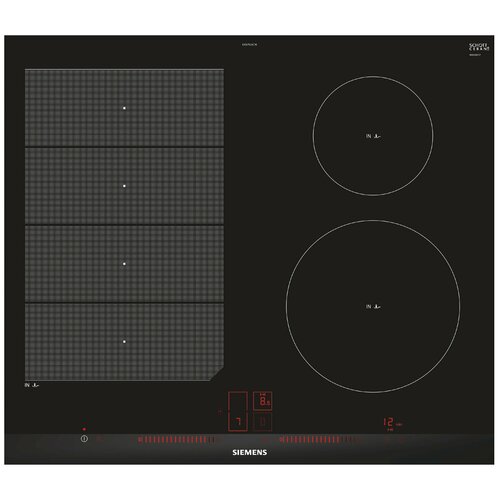 Индукционная варочная панель Siemens EX675LEC1E, черный