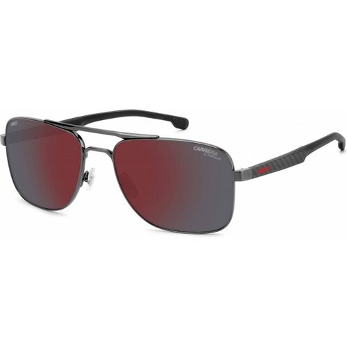 Солнцезащитные очки CARRERA, прямоугольные, поляризационные, с защитой от УФ, для мужчин, серый