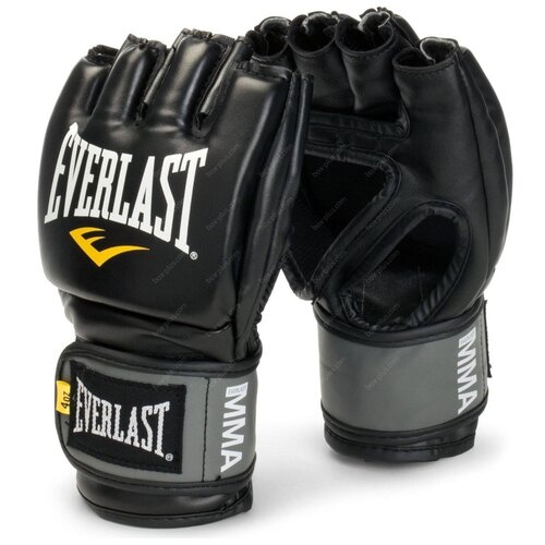 Перчатки Everlast Pro Style Grappling для MMA L/XL 4 черный перчатки everlast тренировочные mma grappling красные l xl