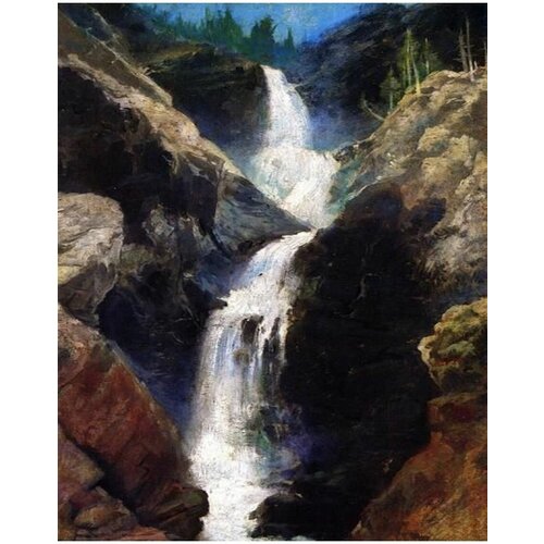 картина по номерам paintboy original gx21105 горный водопад 40х50 см Картина по номерам Горный водопад 40х50 см АртТойс