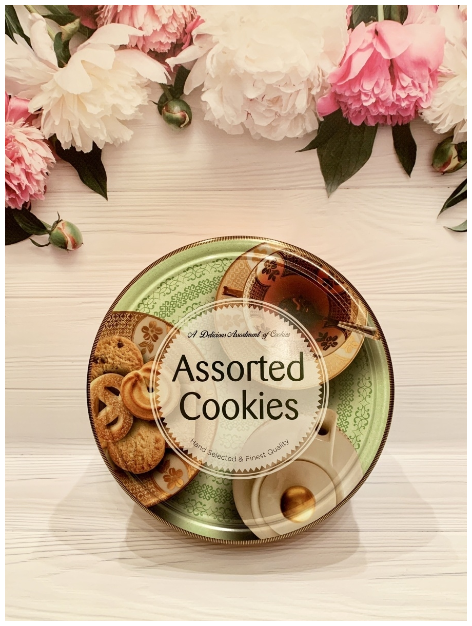 Печенье Danesita Assorted Cookies песочное 454г ж/б - фотография № 3