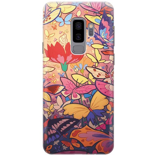 фото Re:paчехол - накладка artcolor для samsung galaxy s9 plus с принтом "красочный мир"