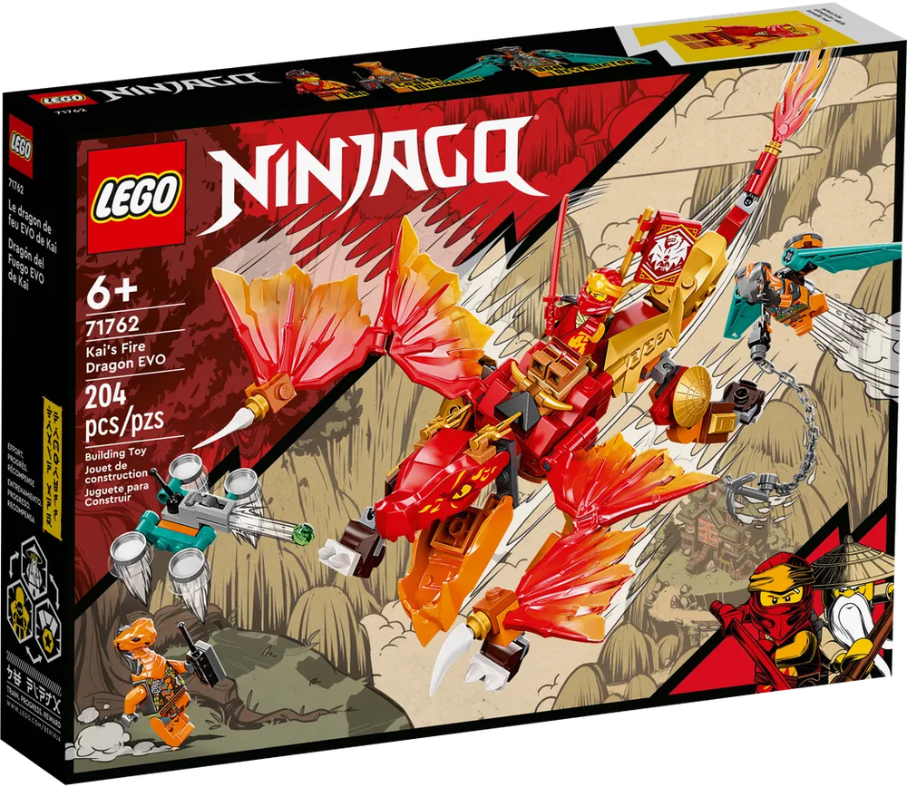 LEGO Ninjago Огненный дракон ЭВО Кая 71762