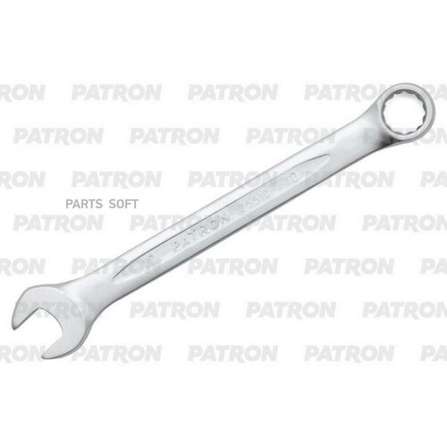 ключ комбинированный 19 мм patron p75519 1 шт Ключ комбинированный 10 мм PATRON P-75510