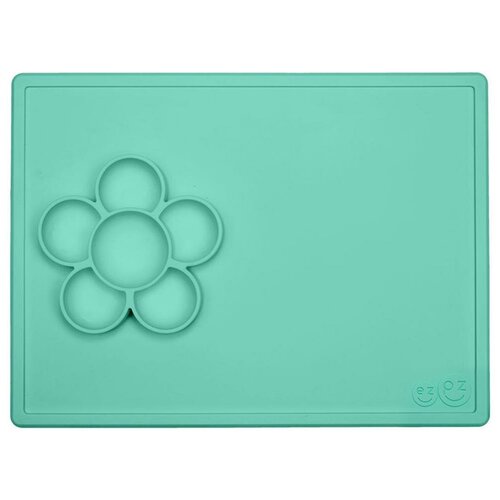 Тарелка EZPZ Flower play mat, mint