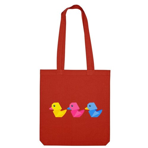 фото Сумка шоппер us basic, красный