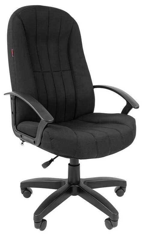 Компьютерное кресло EasyChair 685 LT для руководителя, обивка: текстиль, цвет: черный