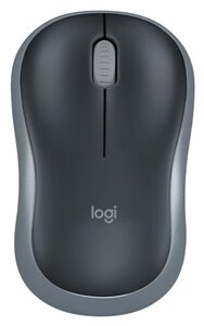 Беспроводная компактная мышь Logitech Wireless Mouse M185, серый