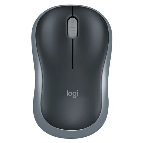 Беспроводная компактная мышь Logitech Wireless Mouse M185, серый logitech m185 wireless usb nano receiver 1000 dpi optical game mouse computer peripherals