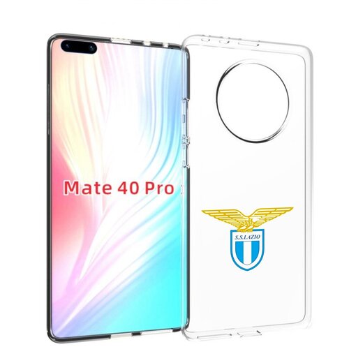 Чехол MyPads фк лацио для Huawei Mate 40 Pro (NOH-NX9) задняя-панель-накладка-бампер