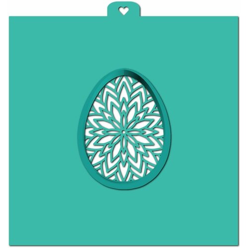 Пластиковая вырубка + Трафарет 