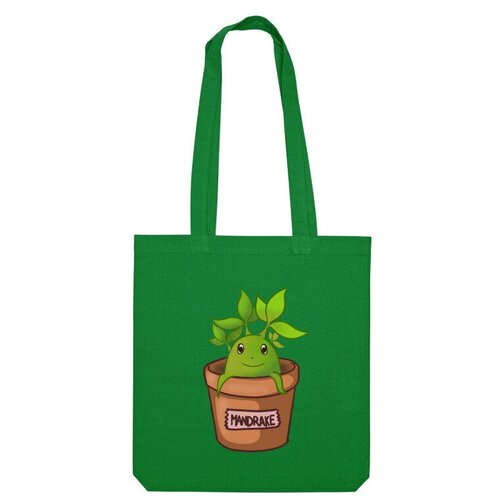 фото Сумка шоппер us basic, зеленый