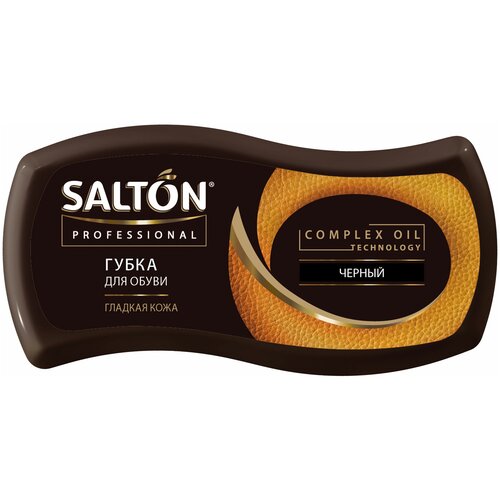 Губка-мини для обуви из гладкой кожи Complex Oil SALTON Professional. (черный)