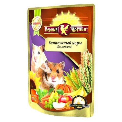 Корм Верные друзья дхомяков 450гр 110 (10 шт)