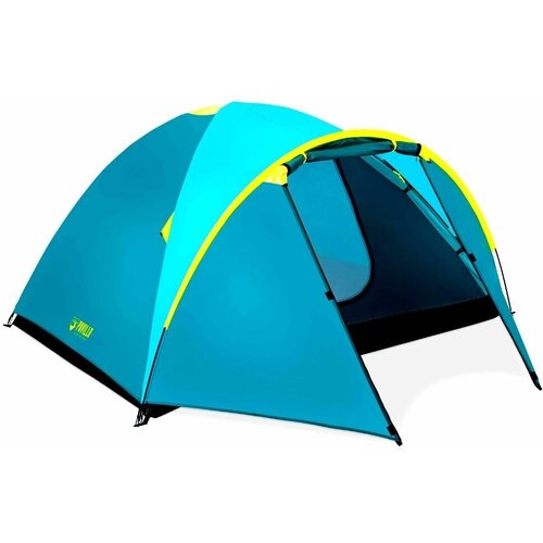 Палатка кемпинговая четырехместная, Bestway, 4-местная (210+100)x240x130см палатка трекинговая четырехместная bestway activeridge 4 tent 68091 бирюзовый