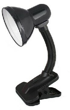 Светильник настольный ULTRAFLASH UF-320 C02 с прищепкой, 230V, 60W, черный