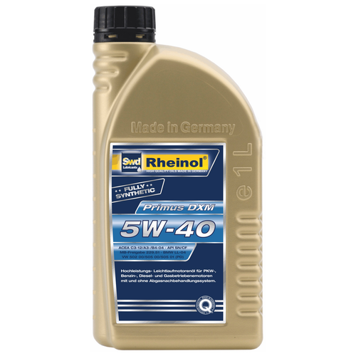 SWD RHEINOL 31239,170 Моторное масло Primus DXM 5w40 син. (1л)