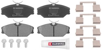 Дисковые тормозные колодки передние Marshall M2623172 для Renault Laguna, Renault Megane, Renault Scenic, Renault Clio (4 шт.)