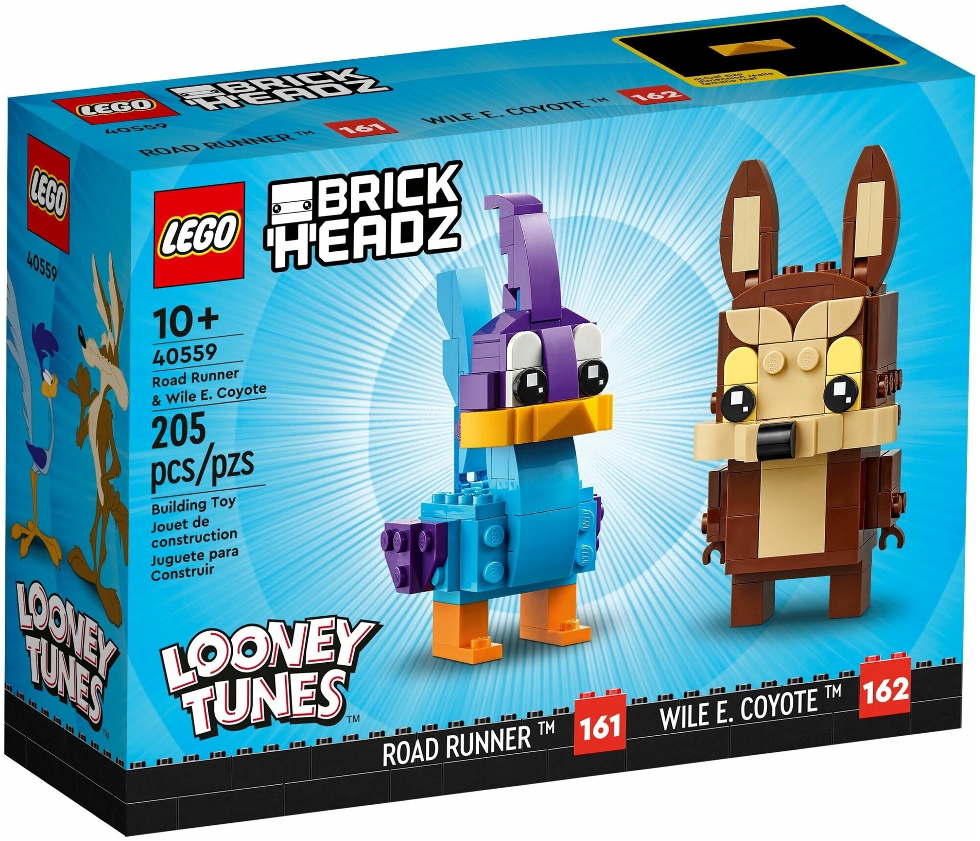 Конструктор Lego BrickHeadz 40559 Road Runner и Wile E. Coyote