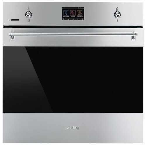 Электрический духовой шкаф smeg SFP6303WTPX