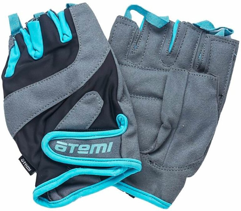 Перчатки для фитнеса Atemi , AFG03XL, черно-серые, размер XL