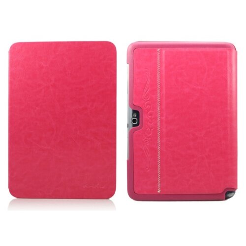 фото Чехол-книжка mypads для samsung galaxy note 10.1 n8000/ n8010 малиновый