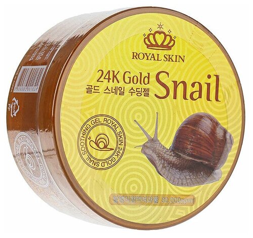 Royal Skin Гель для тела 24K Gold Snail Soothing Gel, 300 мл