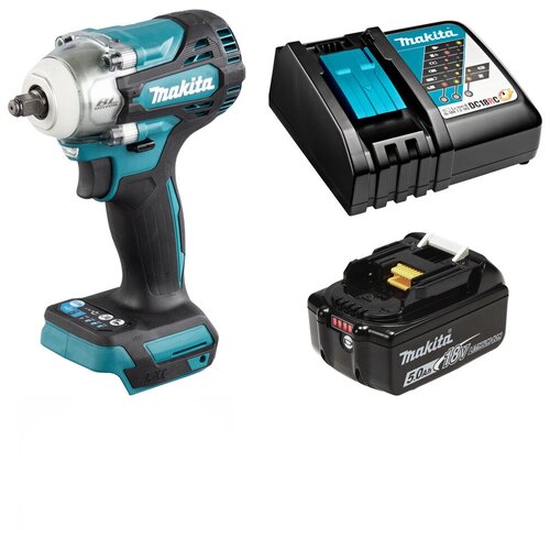 Гайковерт аккумуляторный 18В 330Нм - 38 Makita DTW302 Li-Ion 1x5Ач зу DTW302RT 3636000₽