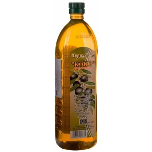 Оливковое масло для жарки KOKO рафинированное, Греция, пласт. бут, 1л
